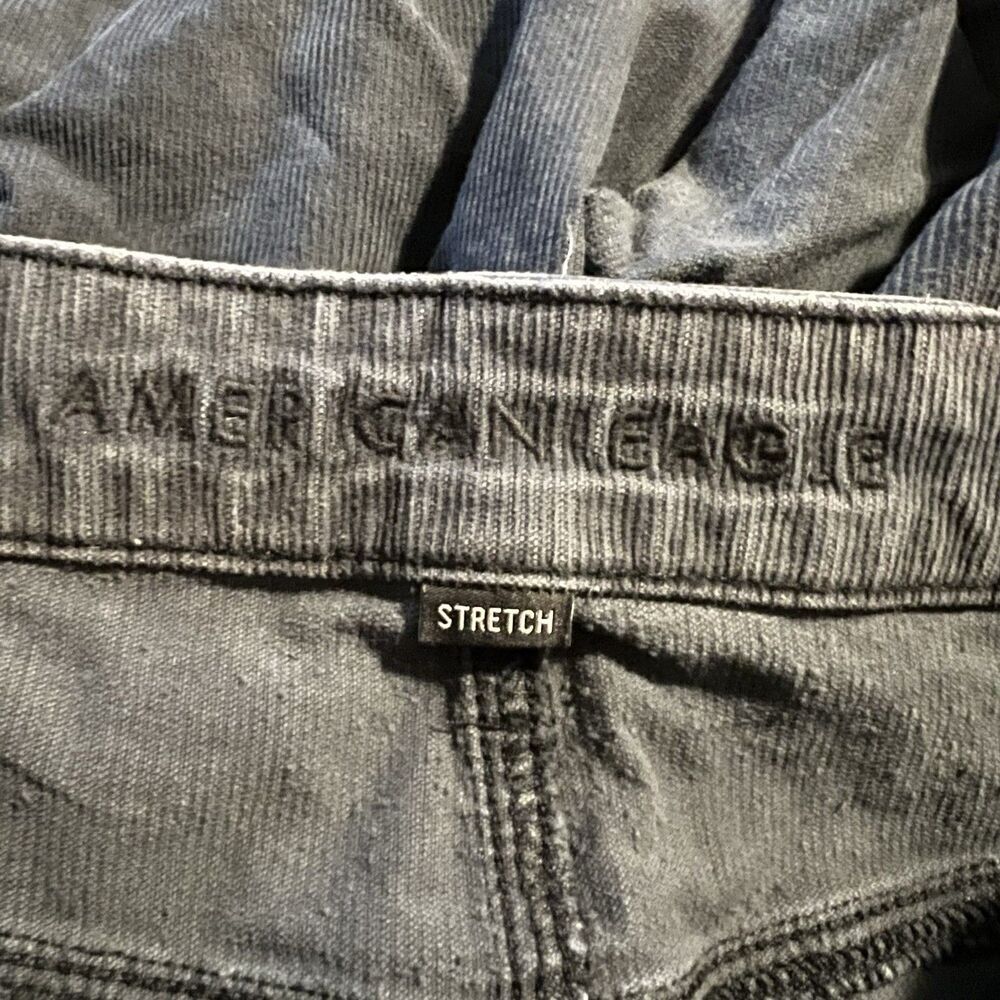 American Eagle Women’s‎ Corduroy Pants 16 Flare Button Fly - Picture 3 of 7